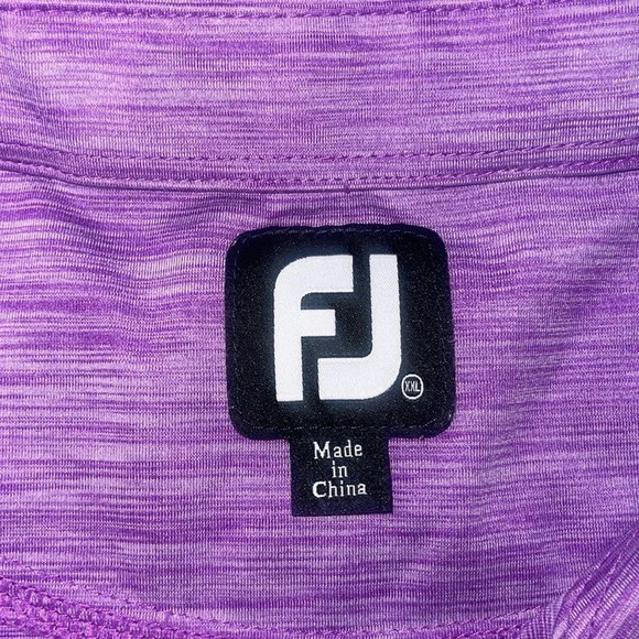 Footjoy Men's XXL Purple Golf Polo dry fit bhcc 1912 - Picture 2 of 6